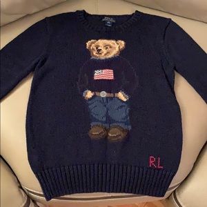 Boys Ralph Lauren Bear Sweater